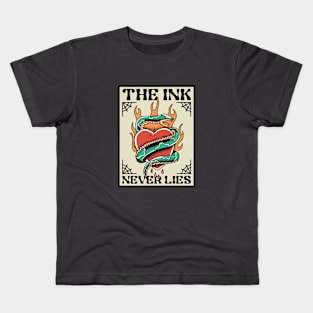 The Ink Never Lies Kids T-Shirt